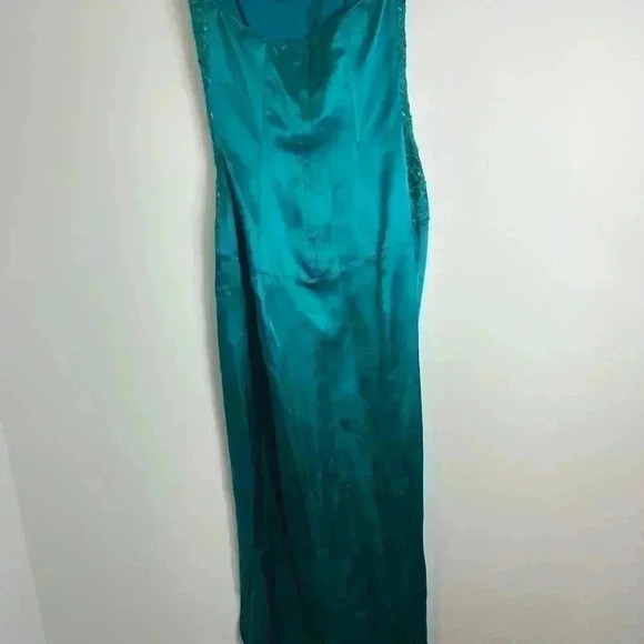 GUNNE SAX GREEN BLUE DRESS 9/10 - Picture 13 of 16